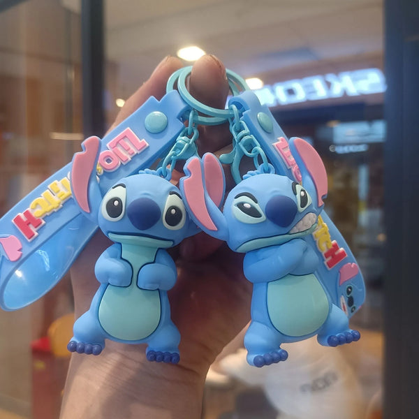 Stitch & Angel Ohana Fun 3D Keychain