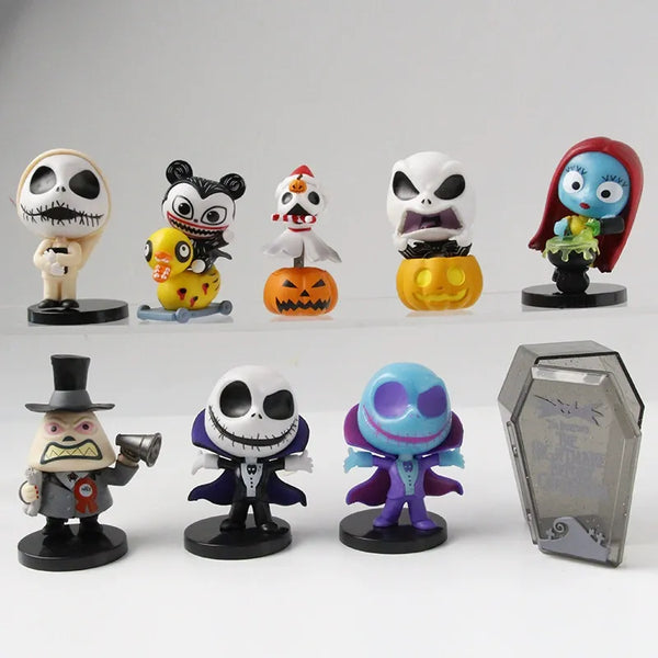 Nightmare Before Christmas Holiday Figures (Set of 9)