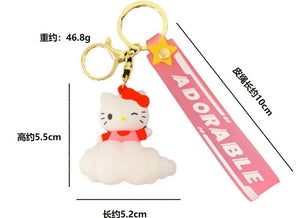 Dreamy Characters Cloud LED Keychain