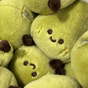 JC Ultimate Squishy Green Pear Plush Keychain