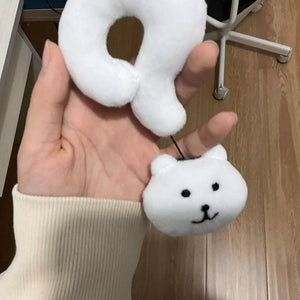 Puzzled Panda Question Mark Keychain