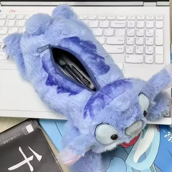 Stitch Galactic Soft Plush Pouch