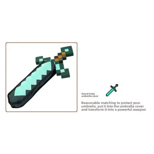 Minicraft Diamond Sword UV Umbrella