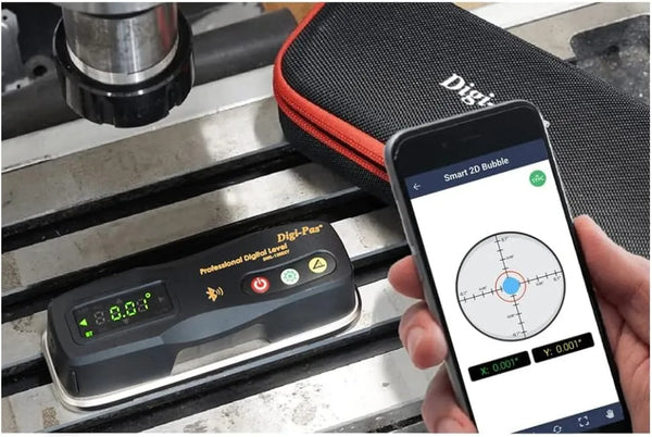 Digi-Pas DWL-1300XY Digital Machinist Precision Level & Inclinometer