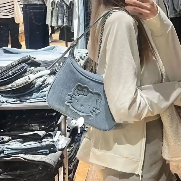 Hello KT Charm-loaded Tote Bag