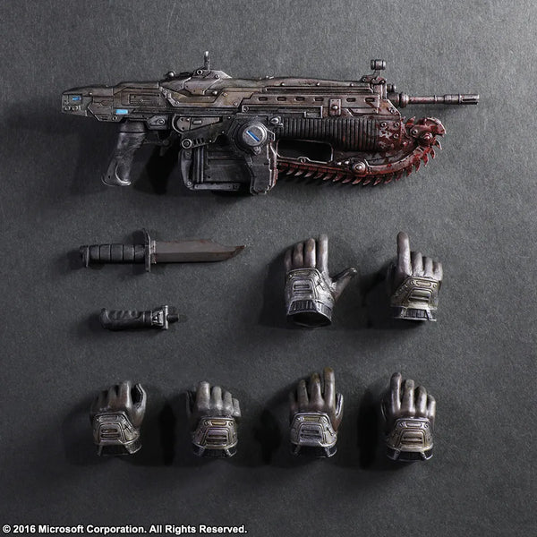 Play Arts Gears of War Marcus Fenix Figure (27 cm)