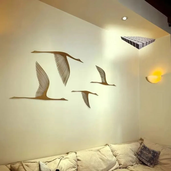 3D Impossible Corners Wall Illusion Stickers