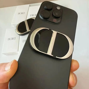 D Luxe Noir Dual-Reflect Phone Mirror