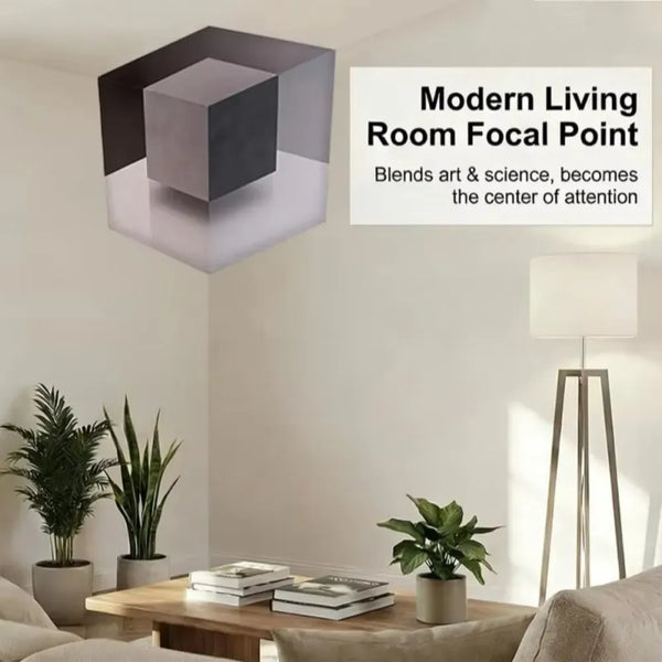 3D Impossible Corners Wall Illusion Stickers