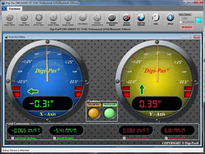 Digi-Pas DWL-3000XY-B 2-Axis Digital Machinist Precision Level & Inclinometer System
