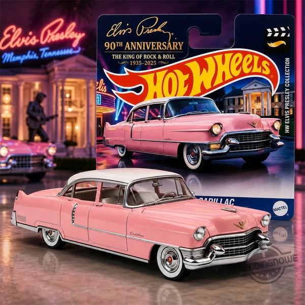 Hot Wheels 90th Anniversary Elvis Cadillac 1:64 Model