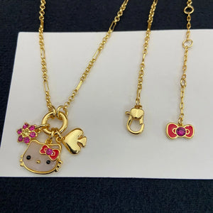 Sweet Kitty Light Luxury Multi-Charm Set
