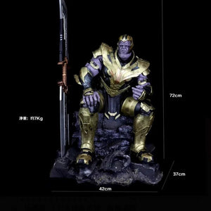 Thanos on Throne Deluxe Figurine (72 cm)