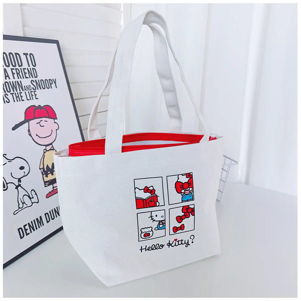 Hello Kitty Cute Cat Lunch Bag Two-Piece Set