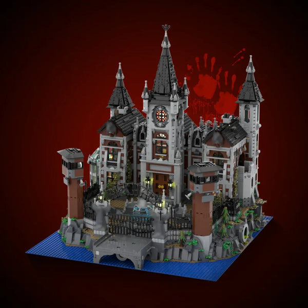 GOBRICKS MOC-158329 Arkham Asylum Building Set (6833 Pcs)