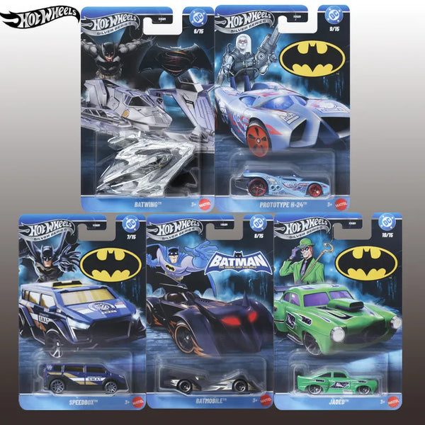 Hot Wheels Batman Silver Series Collection (Set of 5)