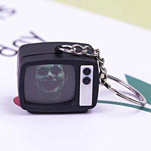Cinema Horror TV Glow & Sound Keychain