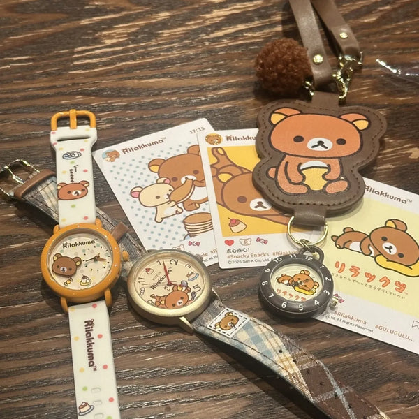 BoxFun × Maihe Rilakkuma Gulu Time Analogue Watch Blind Box