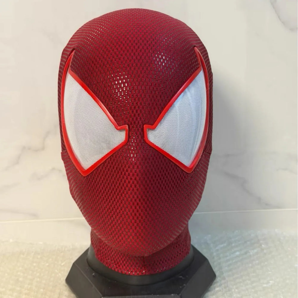 Spider-Man Miles Morales Classic Red-Rim Premium Mask
