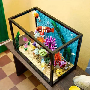 Tropical Aquarium Icons Building Blocks