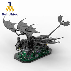 HTTYD Toothless MOC 176571 Building Blocks (708 Pcs)