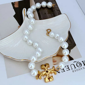 T-Luxe Opulent Pearl Icon Strand Necklace