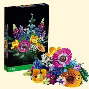 Wildflower Bouquet Botanical Building Blocks (959 Pcs)