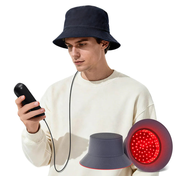 CureMe Red Light Fisherman's Hat
