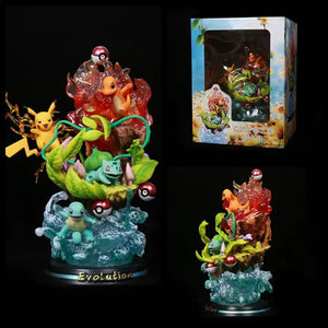 Kanto Trio & Pikachu Elemental Vortex Ver. Figure (25 cm)