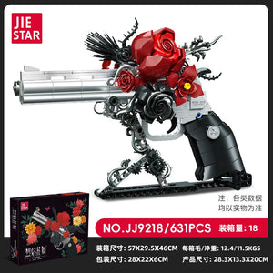 JJ9218 Gothic Rose Revolver Building Blocks (631 Pcs)