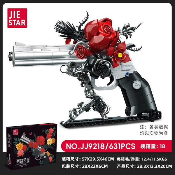 JJ9218 Gothic Rose Revolver Building Blocks (631 Pcs)