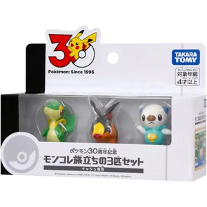 TOMY Moncolle Pokemon 30th Anniversary Trio Packs