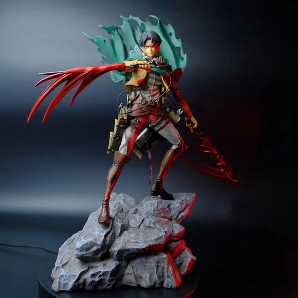 AoT Levi Attack Ready Statue (35 cm)