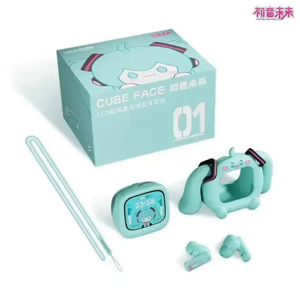 BiliBili Hatsune Miku Cube Wireless Earphones
