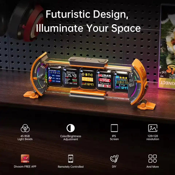 Divoom Times Gate Digital Clock and Tracker