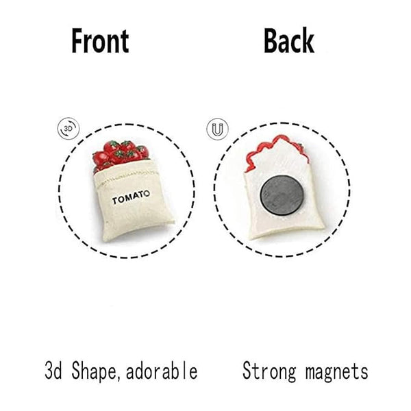 3D Food Dopamine Fridge Magnets