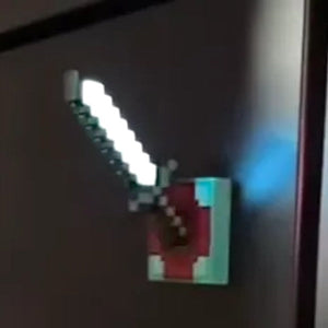 Minecraft Magnetic Pixel Sword & Torch