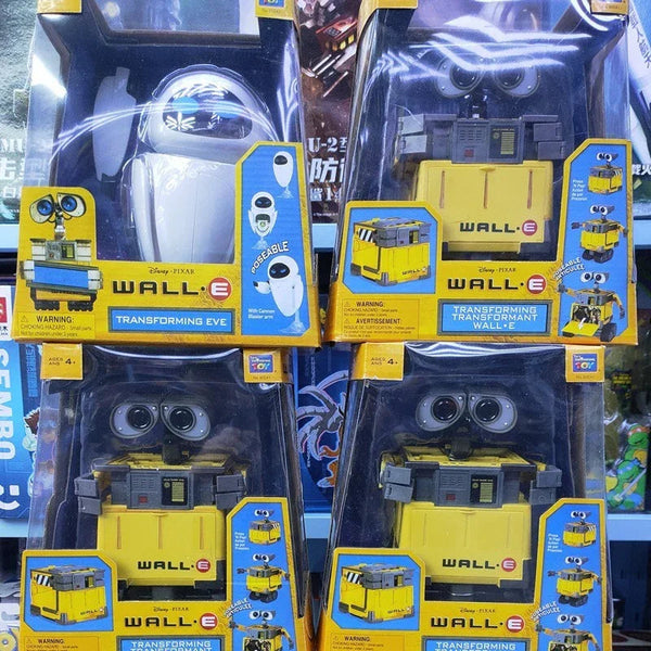 WALL-E & Eva Transformation Figurines