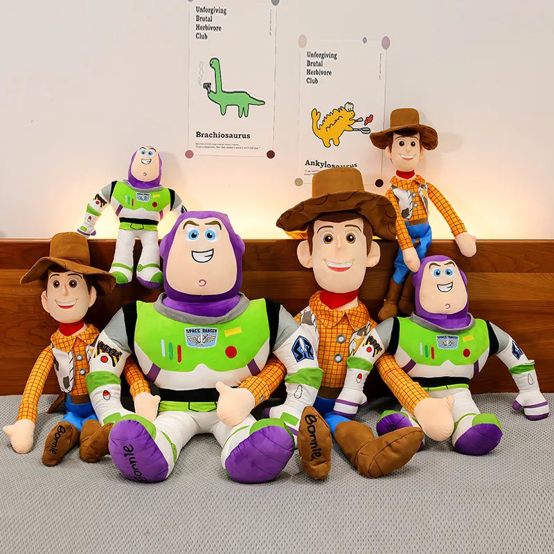 Toy Story Sheriff & Buzz Giant Huggable Plushies