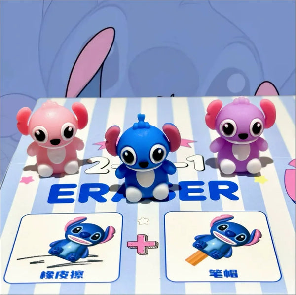 Stitch 2-in-1 Eraser & Pencil Protective Cap