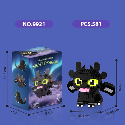 HTTYD Toothless Micro Building Blocks