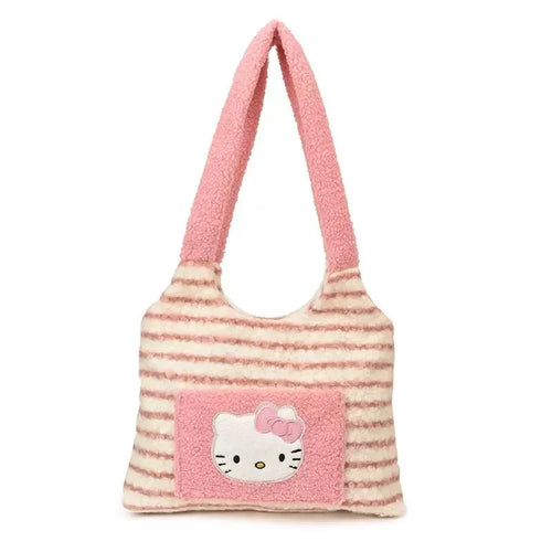 Sanrio Hello Kitty Cozy Stripes Tote Bag
