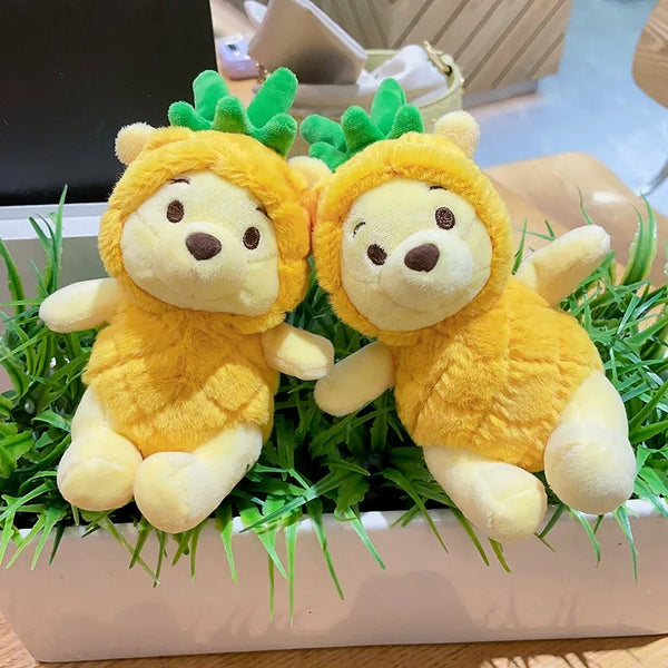 DZNY Pineapple Pooh Plush Keychain
