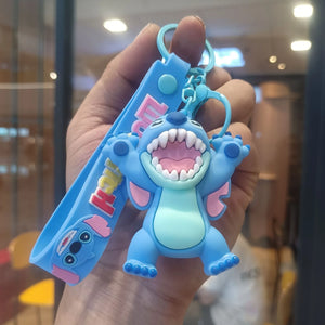 Stitch & Angel Ohana Fun 3D Keychain