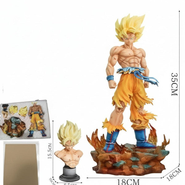 Super Saiyan Goku Dynamic Scene Diorama