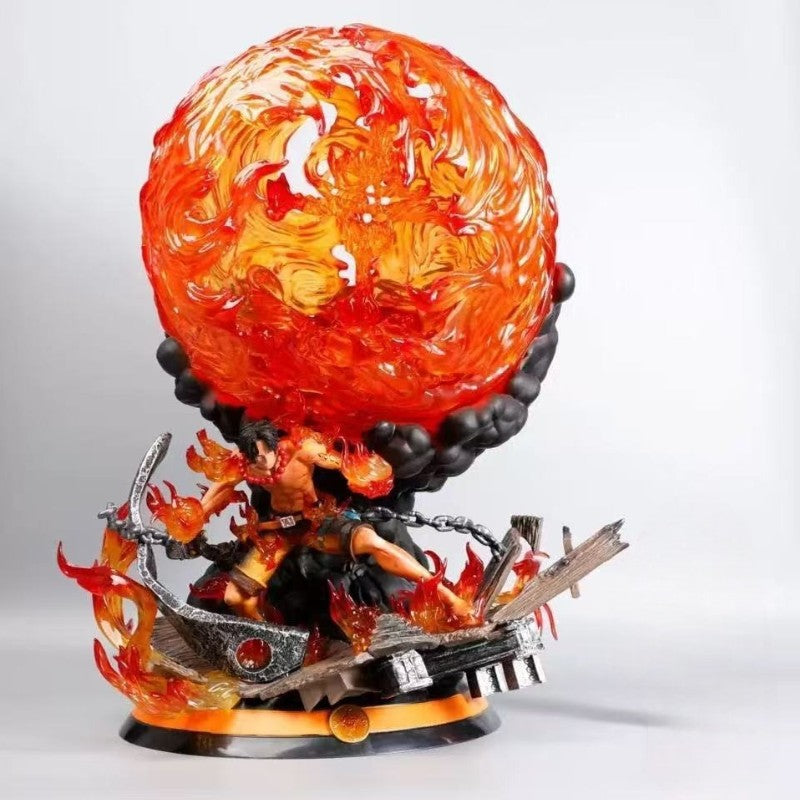 One Piece Ace Radiant Flame LED Figure (56 cm)