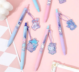 Sanrio Charm-Top Push-Button Gel Pen