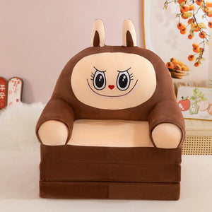 Kawaii Character Three-Fold Plush Sofa Bed