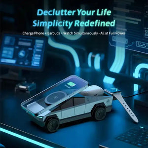 CyberCharge T3 3-in-1 Wireless Charger