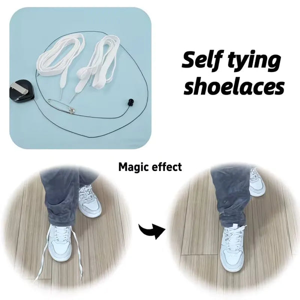 Kinetic Illusionist Self-Tying Magic Shoelaces